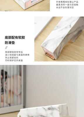 工廠直銷大理石紋辦公用品筆筒 提升辦公品質的實用選擇